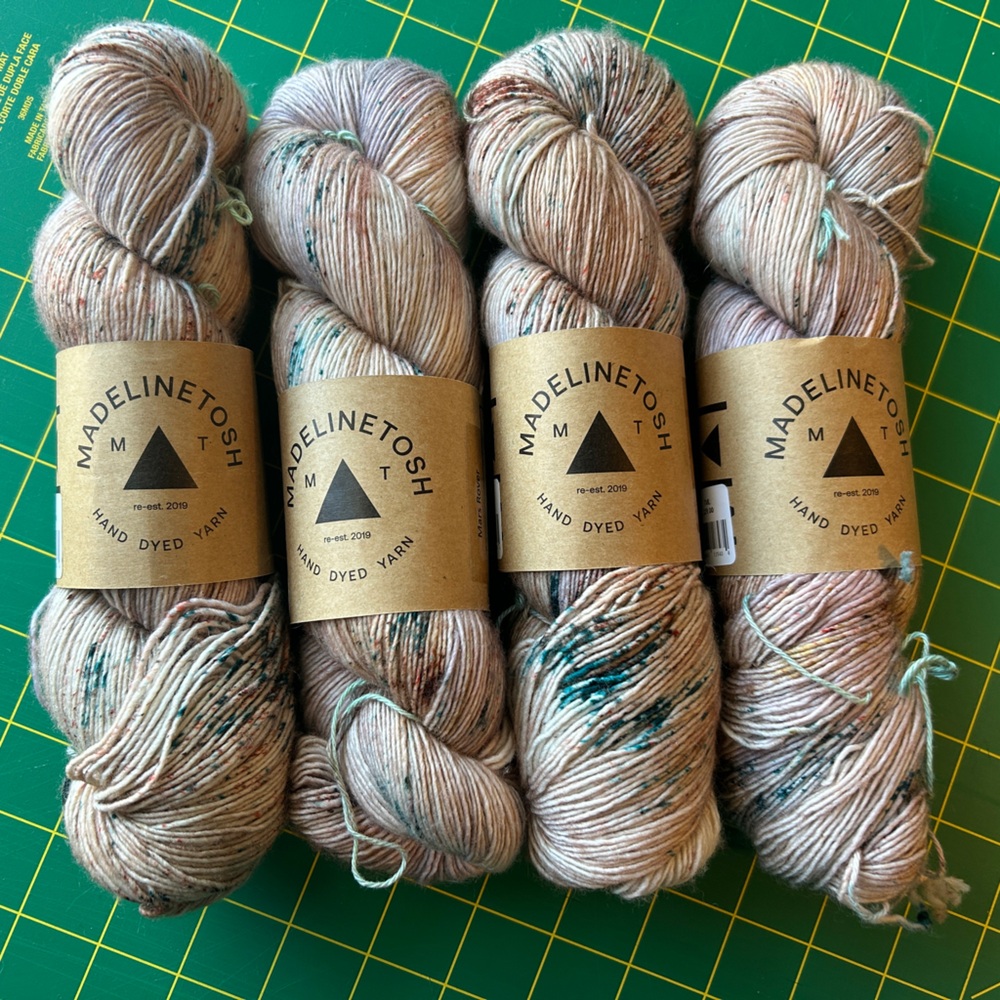 YARN DESTASH / MadelineTosh - 4 Skeins in Mars Rover